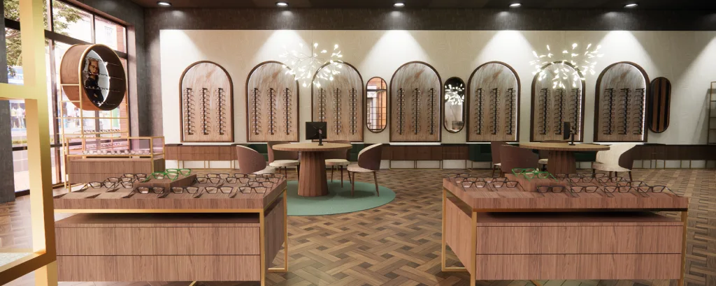 Optiek winkelinrichting door Decoproject