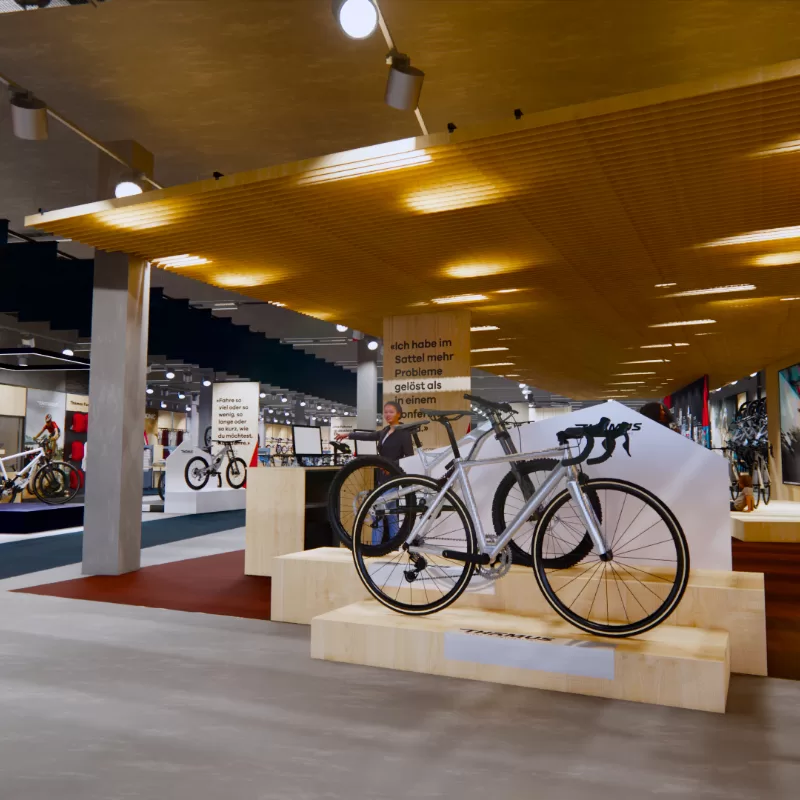 Thömus Bike World retailconcept fietsenwinkel